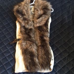 Guess Faux Fur Vest
